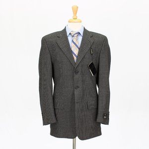 S. Cohen 40L Gray HT 3-Button Sport Coat Blazer Jacket P453